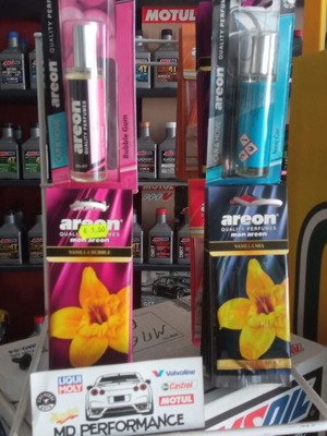 Areon vanilla black air freshener card new