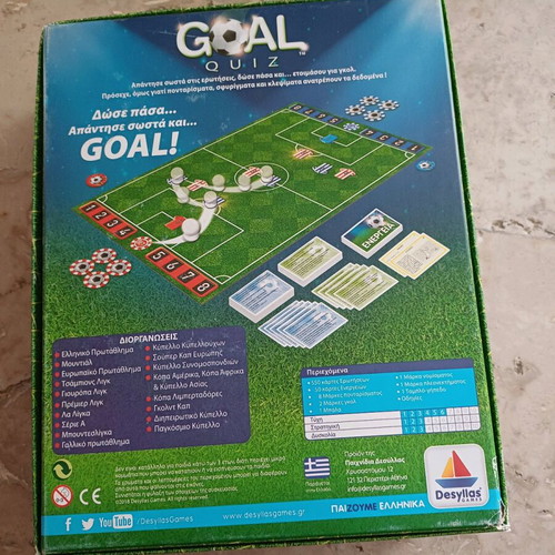 Goal QUIZ board game like new with football quizzes