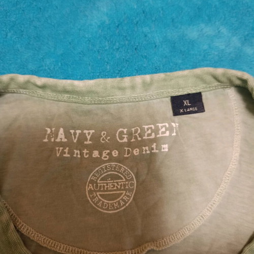 Μπλούζα καλοκαιρινή Navy & Green XL σαν καινούργιο, πράσινη