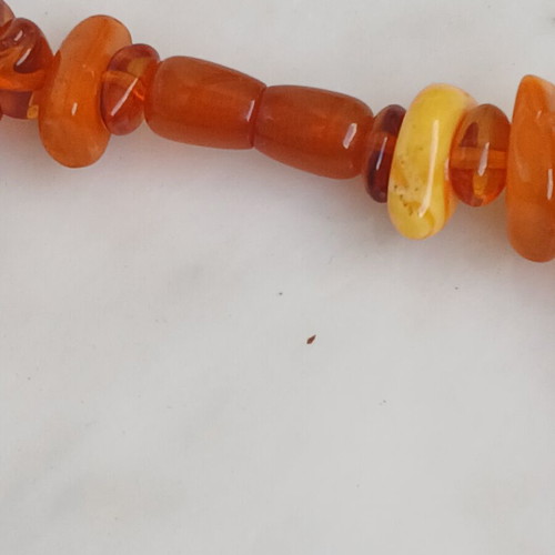 Baltic amber necklace 53 cm, 65 grams