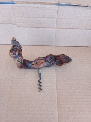 Corkscrew used handmade 17 cm