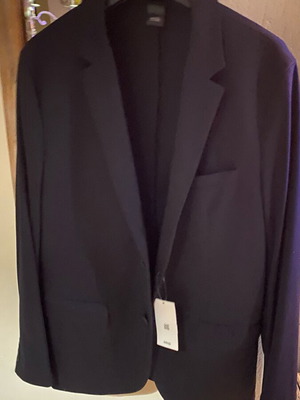 Mango men's black slim fit jacket size EUR 52, new with tag
