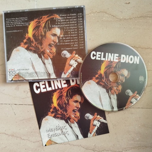 Celine Dion 2 CD used, Falling Into You & Megales Epityhies
