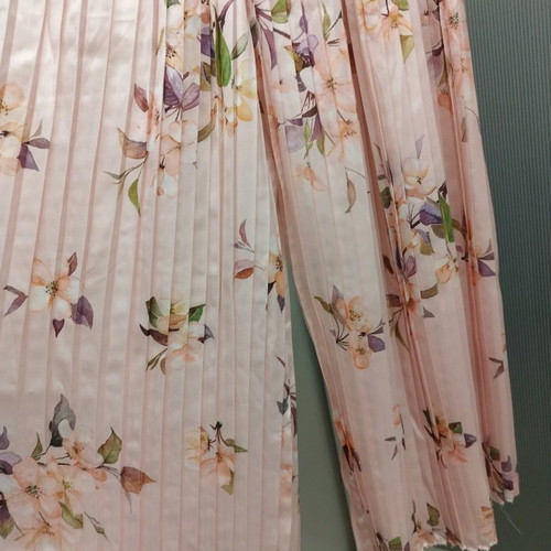 Set with pleated floral palazzo pants and top new
