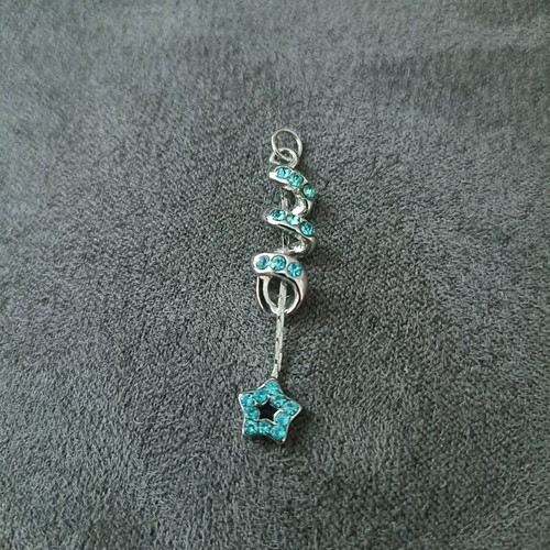 Steel necklace pendant like new