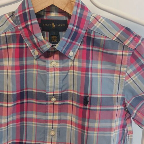 Polo Ralph Lauren shirt for 6-year-old boy like new multicolor