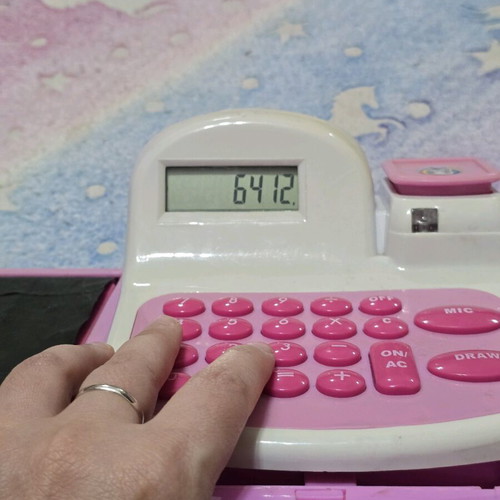 Supermarket Cash Register Toy used with non-working drawer