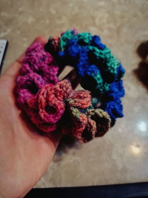 Handmade cotton hair ties new