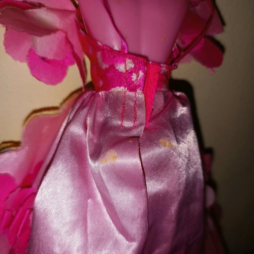Barbie Blossom Beauty vintage dress used with floral pattern
