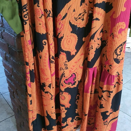 Nidodileda long colorful dress new size M