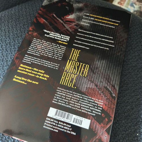 Batman The Dark Knight Master Race hardcover graphic novel
