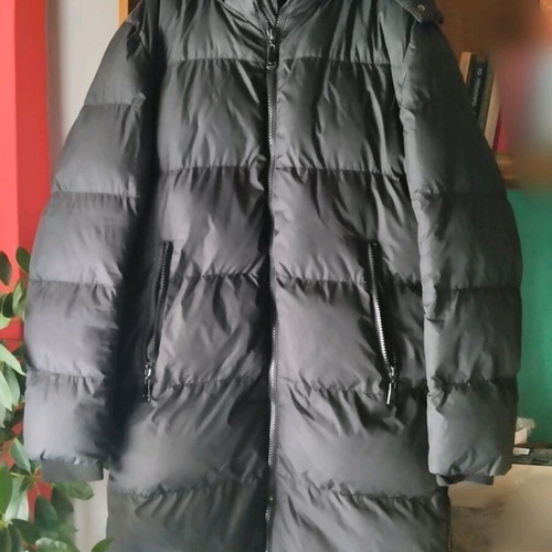 Men's long jacket size M black like new