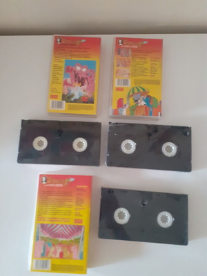 My Little Pony VHS tapes new, dubbed, set of 3