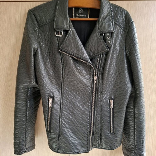 Julia Bergovich women's leather jacket XXL like new, black