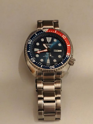 Seiko Turtle Padi Mod watch used, automatic stainless steel