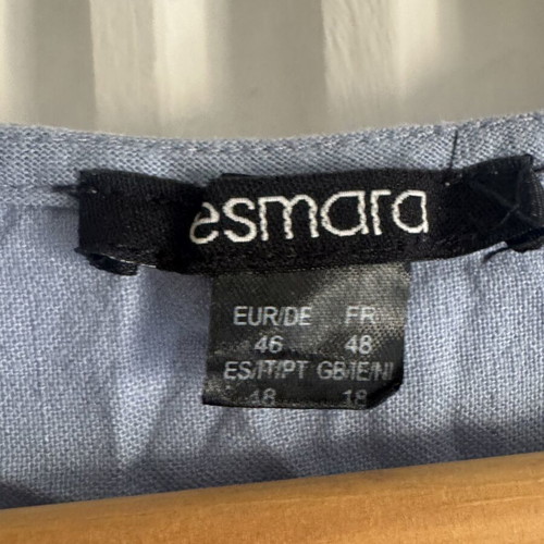 Esmara sleeveless short jumpsuit like new, blue, size XXXL