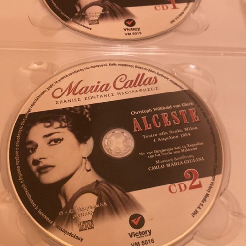 Maria Callas collection used with rare live recordings 11 volumes