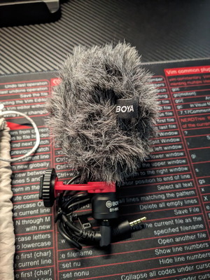 Boya BY-MM1 Compact Shotgun Microphone like new