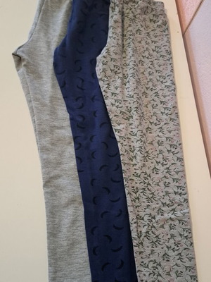 Girls' leggings pack OVS used, sizes 6-8 years