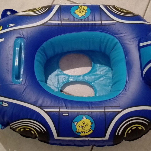 Baby inflatable float like new with cat design
