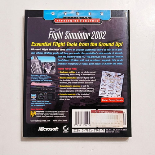 Strategy Guide Microsoft Flight Simulator 2002 like new, English