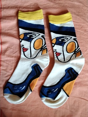 Socks new, one size, multicolor