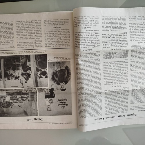 Prisoner of War Bulletin American Red Cross March 1945 new