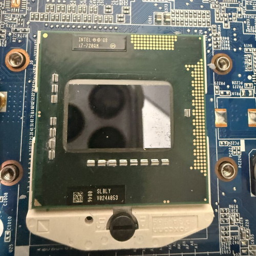 Intel Core i7-720QM Laptop CPU used, Socket G1, 4 cores 8 threads
