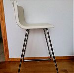  Καρέκλες δερμάτινες ψηλες x3, ΙΚΕΑ , λευκές