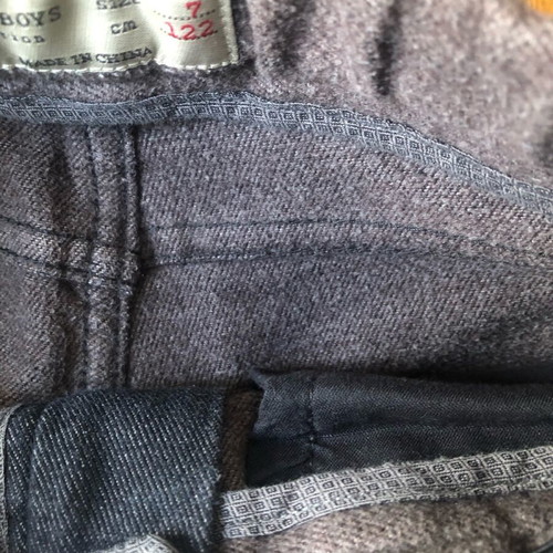 Zara boys jeans 122 cm 7 years gray soft fabric like new