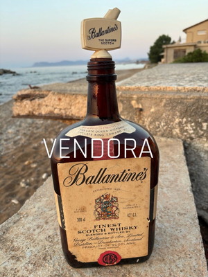 Φιάλη Ballantines 300cl μεταχειρισμένη, δεκαετίας 1960