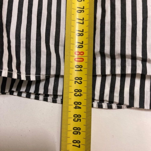 Ralph Lauren Black White Striped Dress Shirt XL