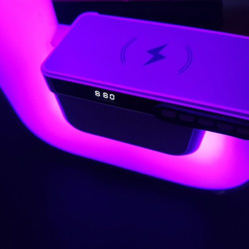 Bluetooth Speaker XM-G3 new with alarm clock, wireless charging and RGB LED