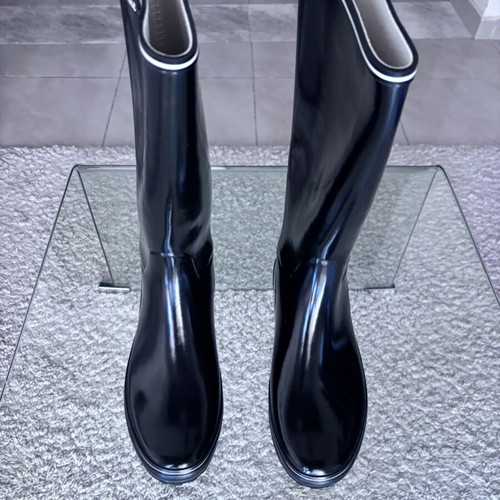 Aigle Venise women's black rain boots size 39, like new