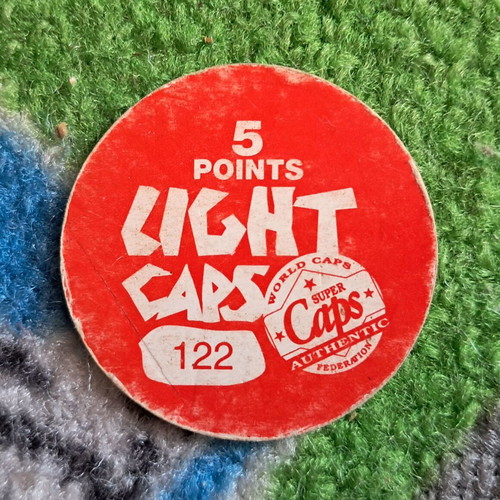 Mad Caps Light Caps 1995 collectible tag number 122 used