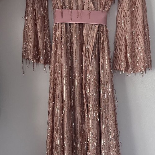 Nazezhda dress pink and gold, like new, size S/M