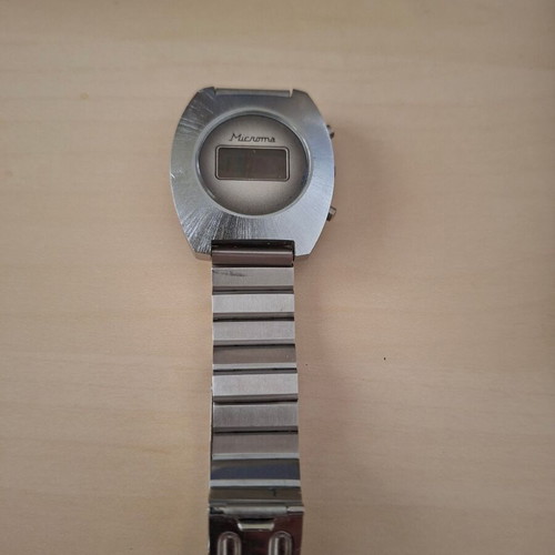 Microma vintage men's digital watch from the 70s used