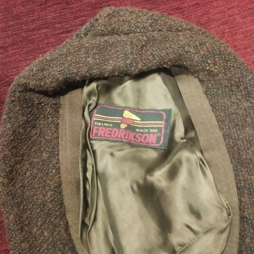 Women’s wool hat Fredrikson brown size 59 like new