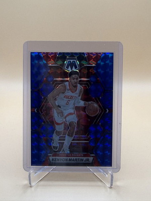 Kenyon Martin Jr. 2022-23 Panini Mosaic Blue Prizm NBA Card near mint