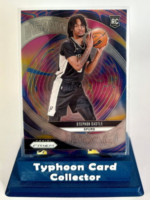 2024-25 Panini Prizm Basketball Stephon Castle Rookie Instant Impact card like new