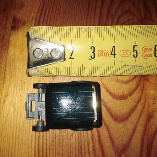 Solar toy car like new in its box