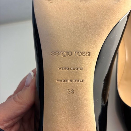 Sergio Rossi Godiva pumps new, size 38, black