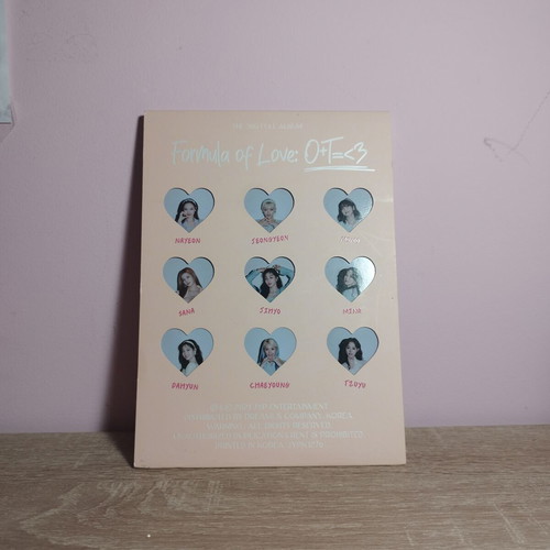 Twice Formula of Love album like new with photobook and extras
