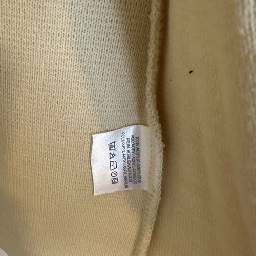 Crème vintage cardigan like new, size S with pockets
