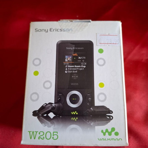 Sony Ericsson W205 Walkman used, black, without charger and battery