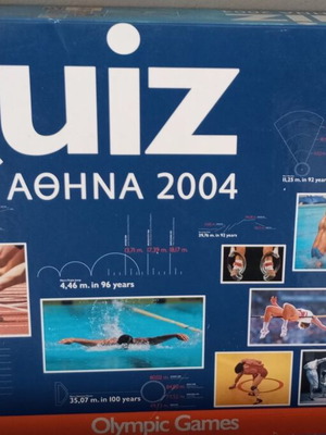 Collectible board game Quiz vintage Athens 2004 like new