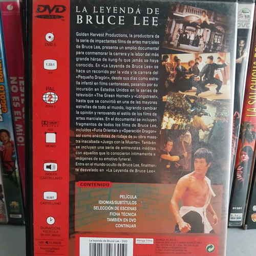 La Leyenda de Bruce Lee DVD