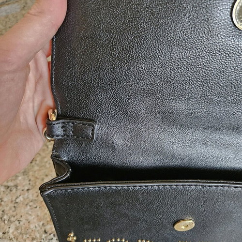 Trussardi Jeans bag like new, black with gold details