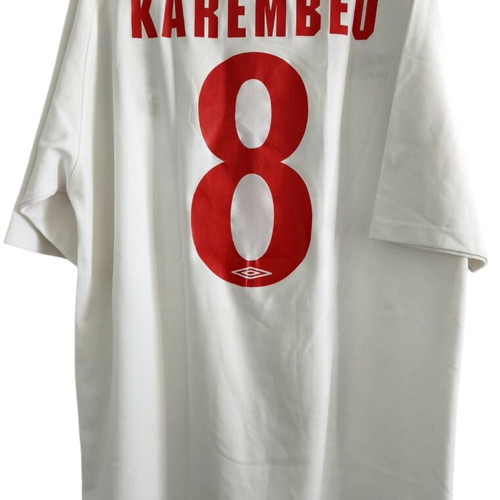 Olympiacos Piraeus Kristian Karembeu Vintage Umbro Football Jersey XL like new