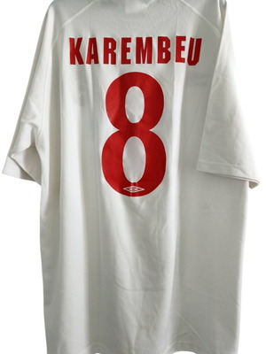 Olympiacos Piraeus Kristian Karembeu Vintage Umbro Football Jersey XL like new